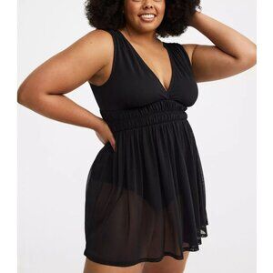 Torrid Mesh Swim Dress Size 2X NWT